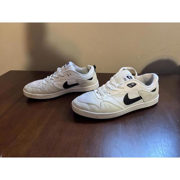 Nike SB Alleyoop White/Black Skate Shoes – Men’s 7.5 - Picture 3 of 8